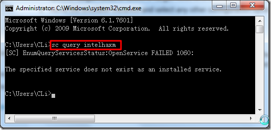 SC EnumQueryServicesStatus OpenService FAILED 1060