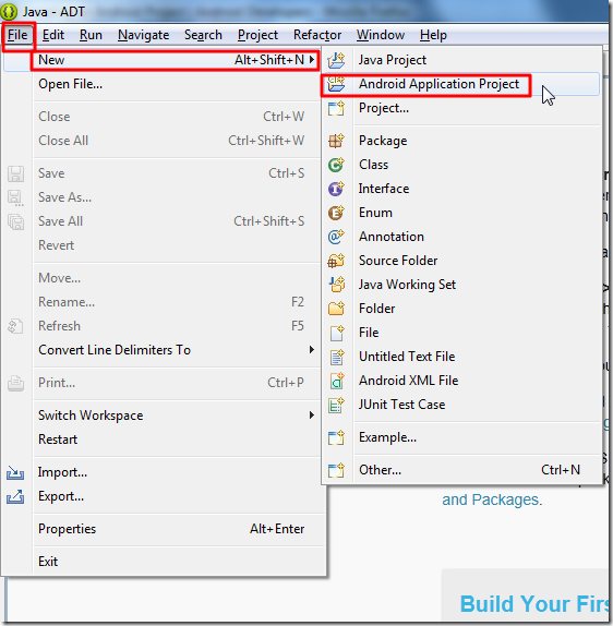 【记录】创建第一个Android程序: Building Your First App