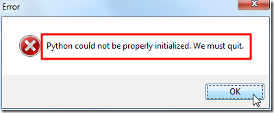 【已解决】PyScripter启动出错：Python could not be properly initialized. We must quit.