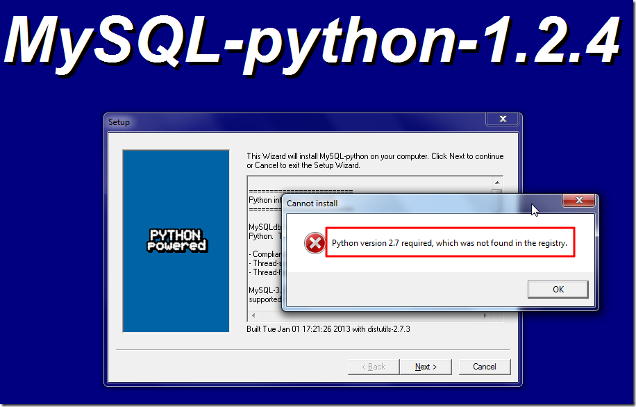 not found in the reg for python 2.7 not found in the reg for python 2.7