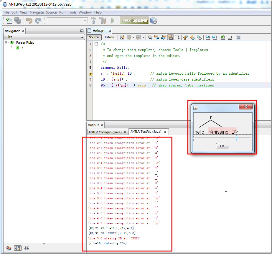 【已解决】ANTLRWorks 2.0编译g4文件出现警告：warning: Supported source version 'RELEASE_6' from annotation processor