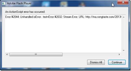 【已解决】Firefox中的Adobe Flash Player出错：an ActionScript error has occurred