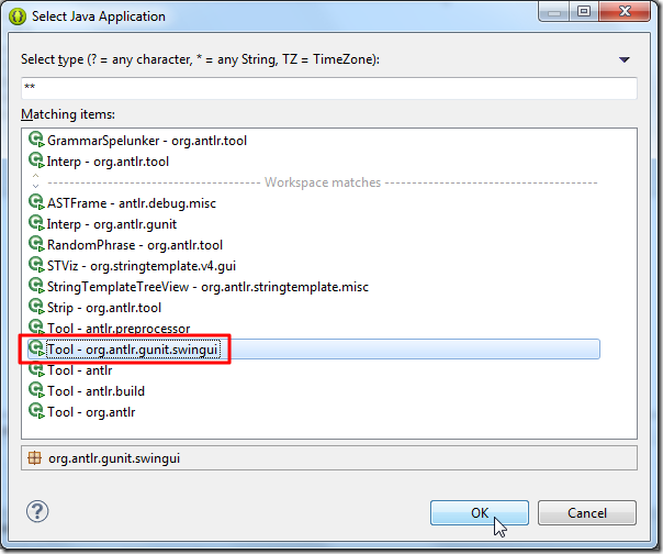 choose Tool - org antlr gunit swingui_thumb choose Tool - org antlr gunit swingui_thumb