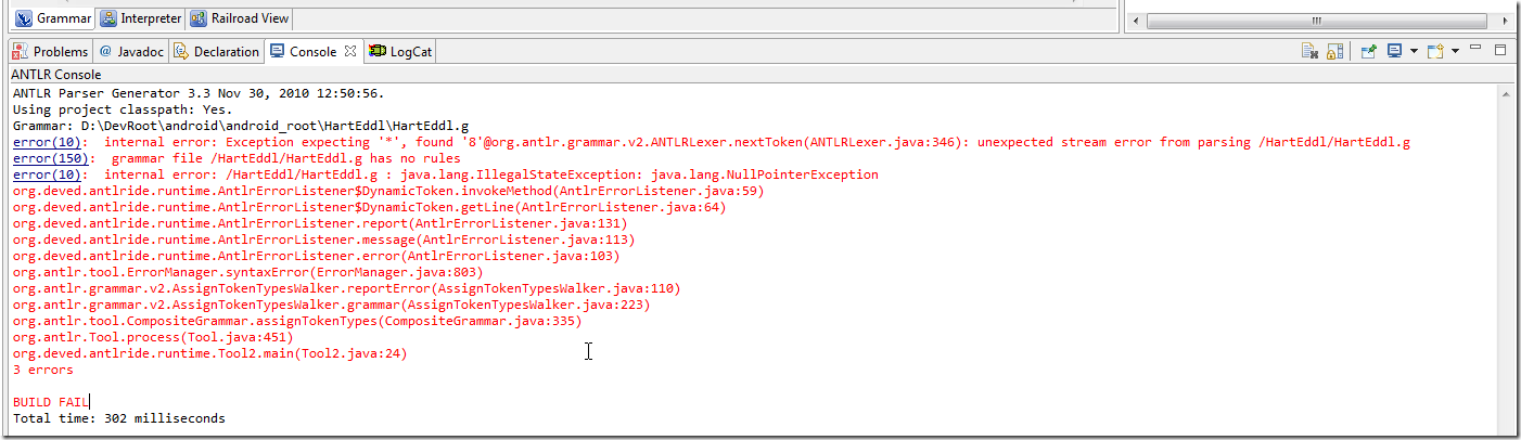 internal error Exception expecting found org.antlr.grammar.v2.ANTLRLexer.nextToken_thumb internal error Exception expecting found org.antlr.grammar.v2.ANTLRLexer.nextToken_thumb