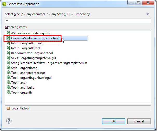 try GrammarSpelunker org antlr tool but no output_thumb try GrammarSpelunker org antlr tool but no output_thumb
