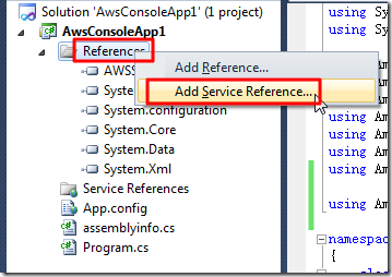 reference add service reference