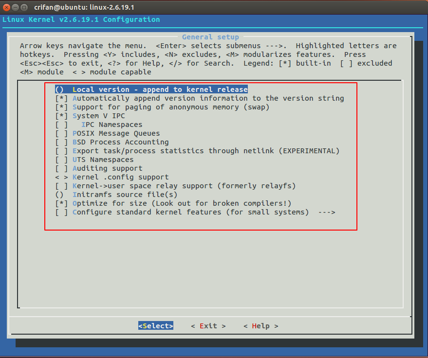 General setup for arm General setup for arm