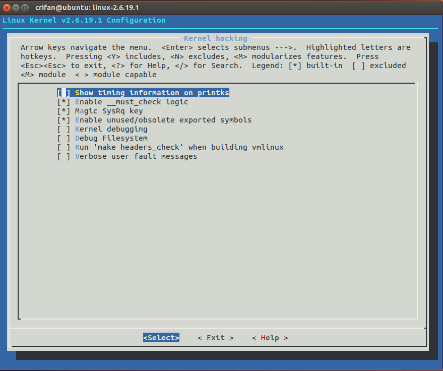 Kernel hacking Kernel hacking
