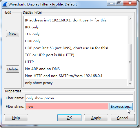 filter string click expression filter string click expression