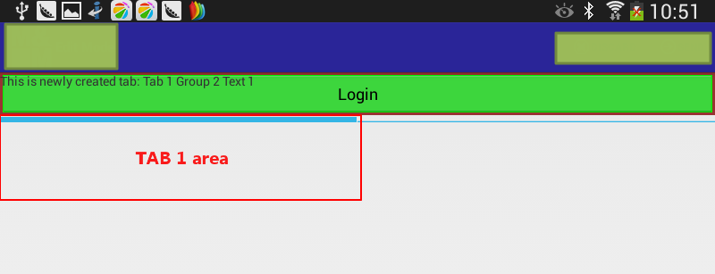 【已解决】Android中的TabHost中的TAB中的FrameLayout中的View显示位置异常出现重叠且覆盖了TAB标签