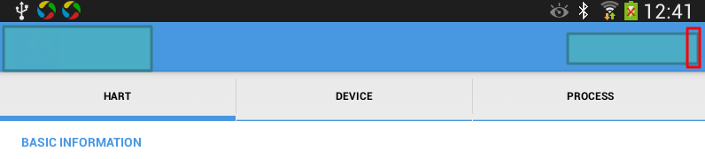 android actionbar setting menu not show