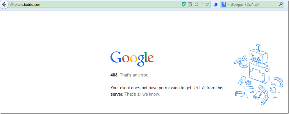 baidu page also 404