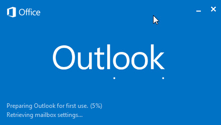prepare outlook for first use 5 percent