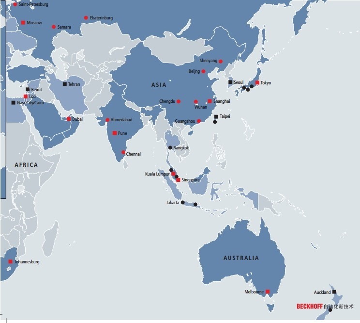 beckhoff subsidiary asia