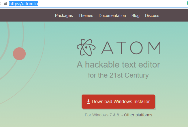 【记录】下载安装和试用ATOM编辑器