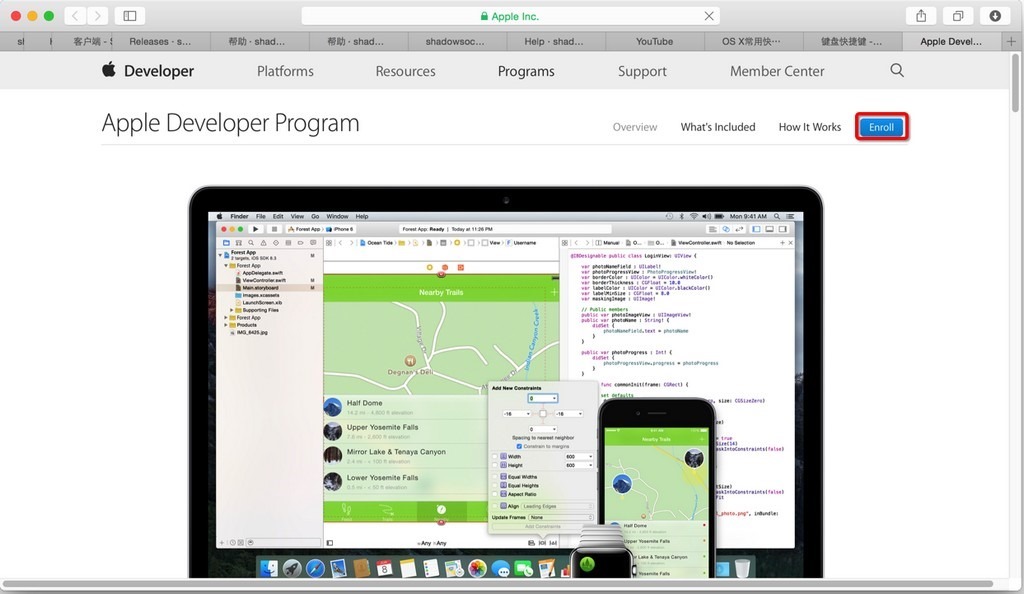 apple developer program enroll