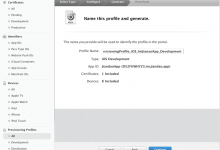 ［记录］创建用于开发测试的provisioning profile文件