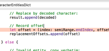 ［已解决］swift代码出错：distance is unavailable call the distanceTo(end) method on the index