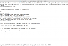 ［未解决］删除git之前某次提交的历史