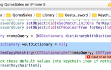 ［已解决］swift代码出错：Cast of an indirect pointer to an Objective-C pointer to 'CFTypeRef *' (aka 'const void **') is disall