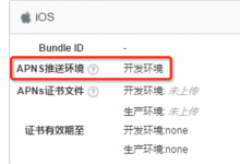 ［好像解决］极光推送JPUSH改版升级后，无法查看和设置iOS的推送的环境