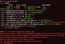 【已解决】wepack打包时出错：Module parse failed jpg Unexpected character