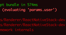 【基本解决】react-navigation用TabNavigator出错：undefined is not an object evaluating params.user