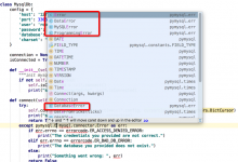 【已解决】pymysql中connect异常时有哪些错误类型