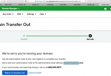 【已解决】去Godaddy中转出xxx.xyz域名
