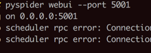 【未解决】PySpider中更换Webui界面的端口