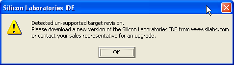 【已解决】Silicon Laboratories IDE出错：Detected un-supported target version - carifan - work and job