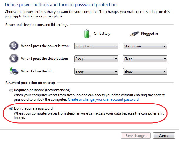 [已解决]如何设置使得Win7从休眠恢复后，不需要输入密码，即没有Locked - carifan - work and job