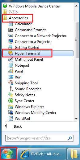 【整理】如何在Win7中安装使用超级终端Hyper Terminal - carifan - work and job