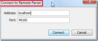 connet to remote parser